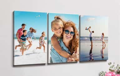Family themed split canvas print