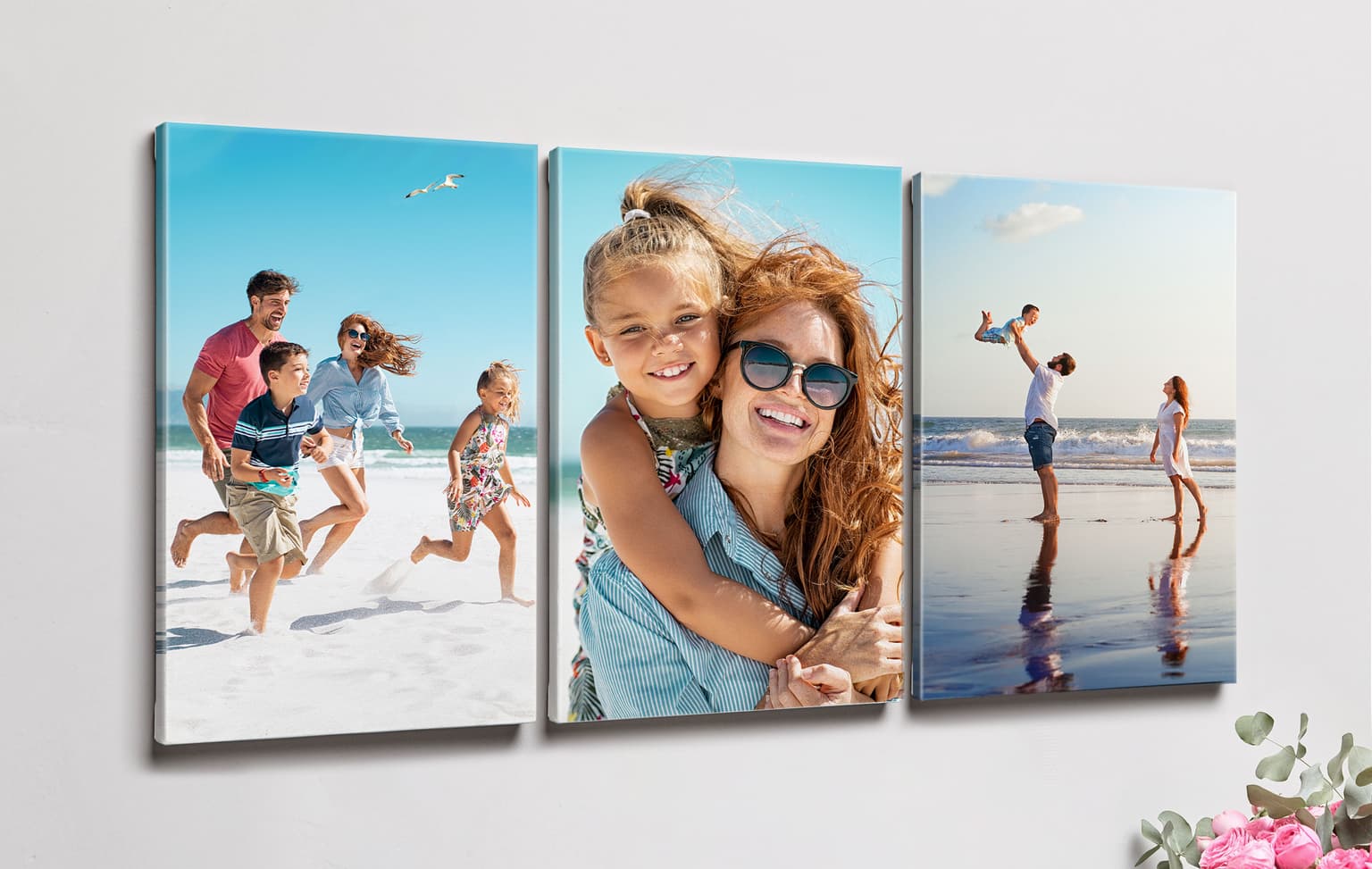 Family themed split canvas print