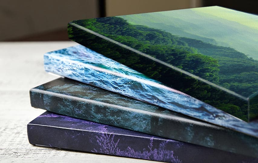 Nature themed stretched canvas prints