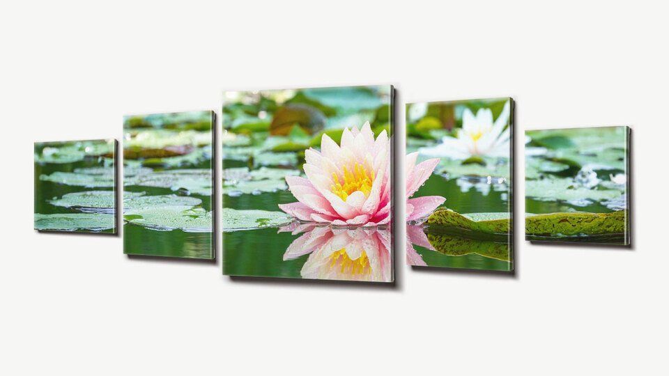 Five piece canvas prints