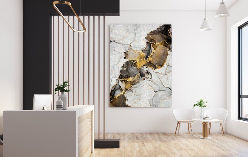 Hotel large canvas print