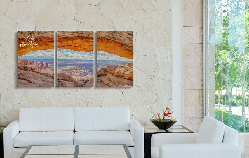 Landscape 3 panel canvas print