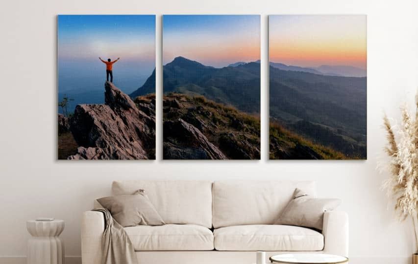 Multiple canvas prints