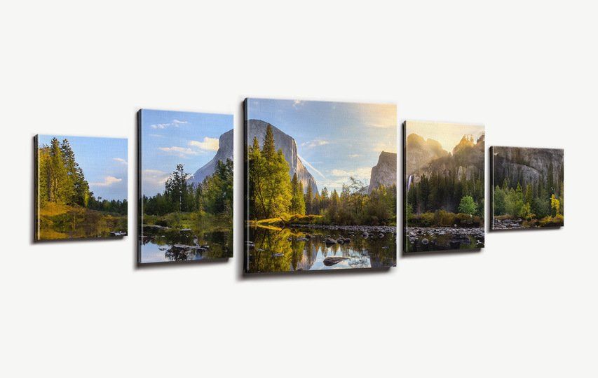 Split canvas print